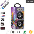 BBQ KBQ-606 Neueste Audio Musik Mini Tragbare Holz Bluetooth Lautsprecher vs Festzelt Lichter &amp; TF / USB / FM Radio